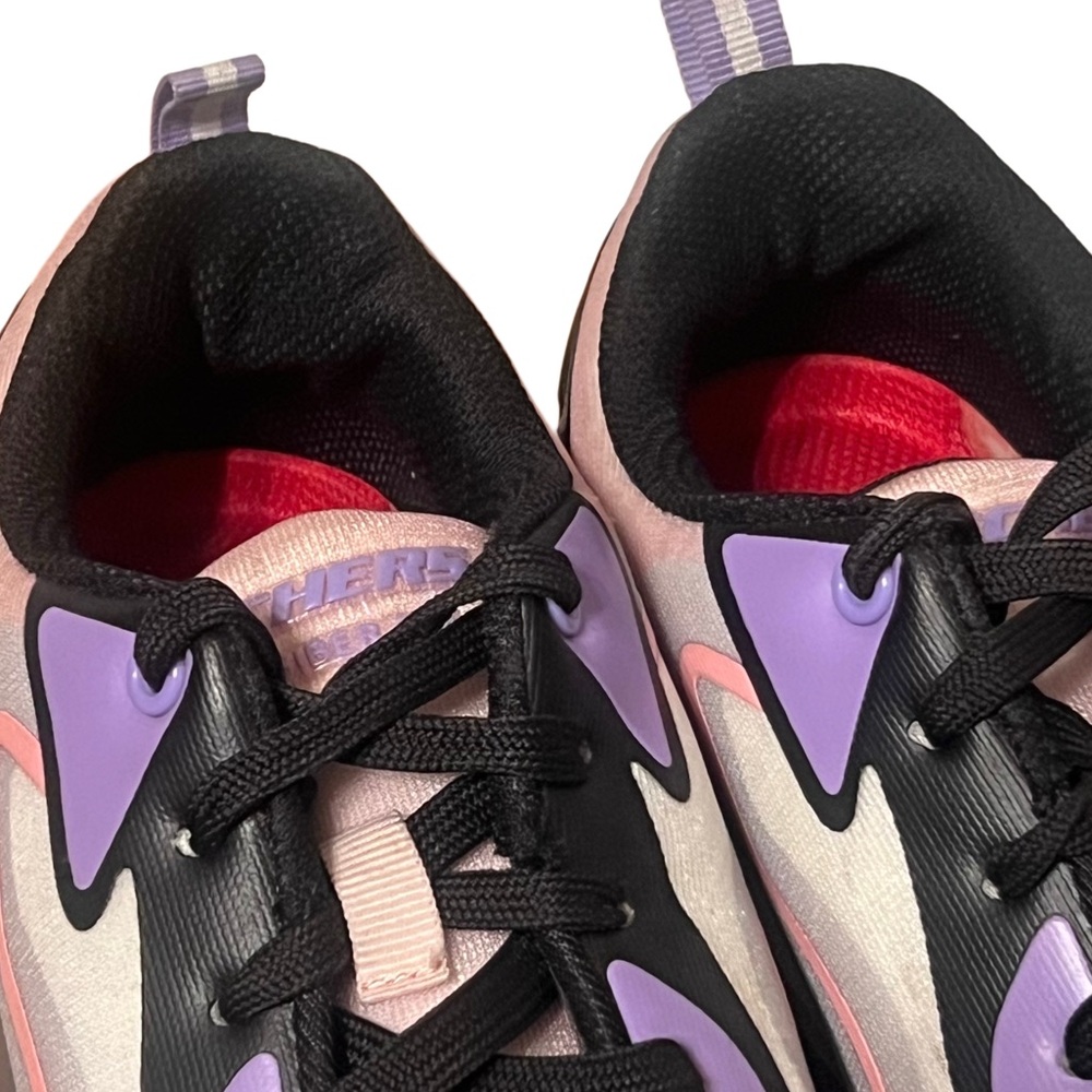 Sketchers Carbix Comp Toe Sneaker Work Shoe Size 8 white/purple - Picture 10 of 14